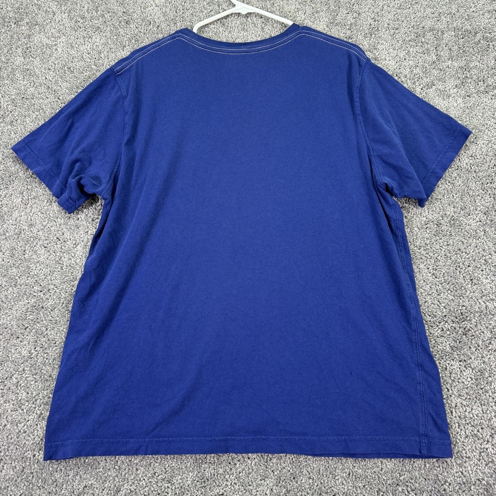 Converse One Star Shirt Mens Large Blue Graphic Tee Streetwear Logo Casual City - Picture 2 of 7